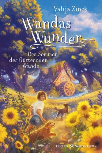 Buchcover und Innenansicht für das Buch: Wandas Wunder ¿ Der Sommer der flüsternden Wände