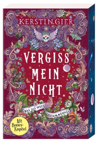 Buchcover und Innenansicht für das Buch: Vergissmeinnicht - Was die Welt zusammenhält
