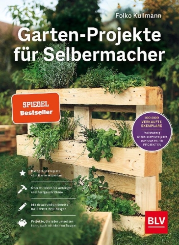 Buchcover und Innenansicht für das Buch: Garten-Projekte für Selbermacher