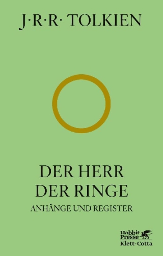 Buchcover und Innenansicht für das Buch: Der Herr der Ringe - Anhänge und Register