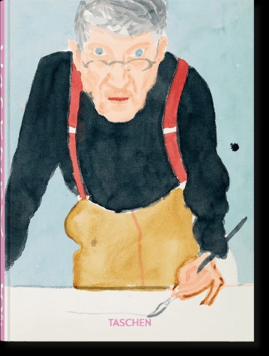 Buchcover und Innenansicht für das Buch: David Hockney. A Chronology. 40th Ed.