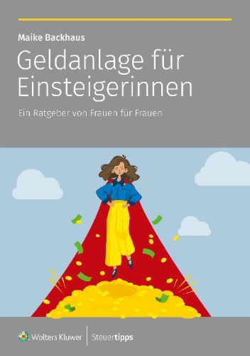 Buchcover und Innenansicht für das Buch: Geldanlage für Einsteigerinnen