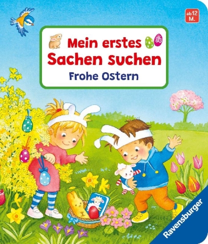 Buchcover und Innenansicht für das Buch: Sachen suchen - Mein erstes Sachen suchen: Frohe Ostern