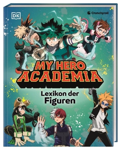 Buchcover und Innenansicht für das Buch: My Hero Academia Lexikon der Figuren