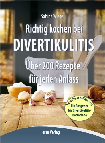 Buchcover und Innenansicht für das Buch: Richtig kochen bei Divertikulitis