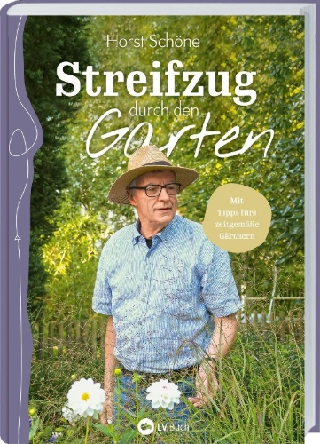 Buchcover und Innenansicht für das Buch: Streifzug durch den Garten