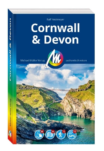 Buchcover und Innenansicht für das Buch: MICHAEL MÜLLER REISEFÜHRER Cornwall & Devon