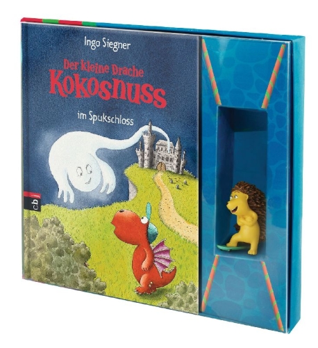 Buchcover und Innenansicht für das Buch: Der kleine Drache Kokosnuss - Die Geschenk-Box "Matilda" (Set)