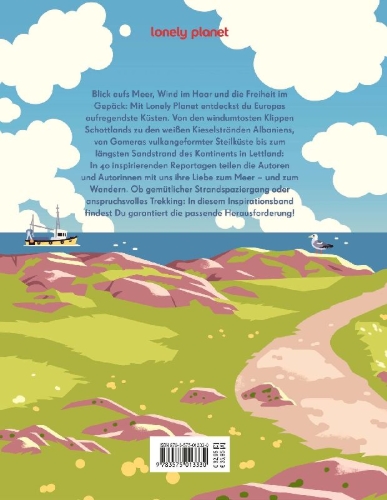 Buchcover und Innenansicht für das Buch: LONELY PLANET Bildband Legendäre Küstenwanderungen in Europa