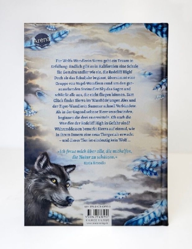Buchcover und Innenansicht für das Buch: Windwalkers (1). Verborgene Flügel