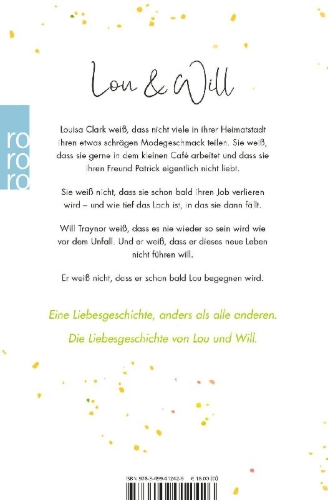 Buchcover und Innenansicht für das Buch: Me Before You
