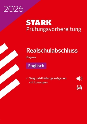 Buchcover und Innenansicht für das Buch: STARK Englisch - Realschulabschluss 2026 Bayern - Prüfungsvorbereitung