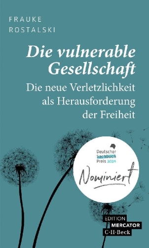 Buchcover und Innenansicht für das Buch: Die vulnerable Gesellschaft
