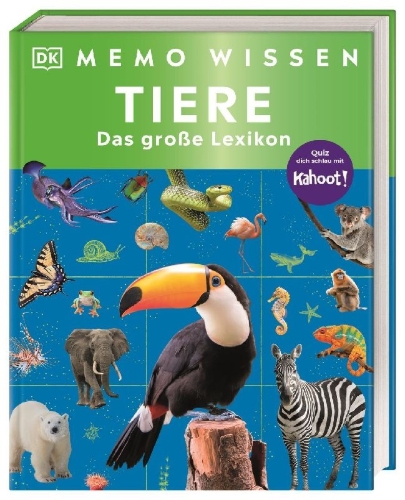 Buchcover und Innenansicht für das Buch: memo Wissen. Tiere