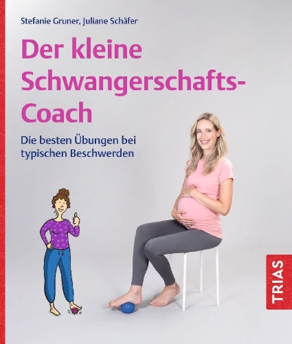Buchcover und Innenansicht für das Buch: Der kleine Schwangerschafts-Coach