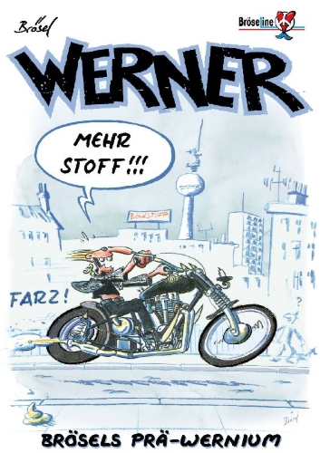 Buchcover und Innenansicht für das Buch: WERNER - MEHR STOFF !!!