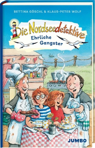 Buchcover und Innenansicht für das Buch: Die Nordseedetektive (Band 14) - Ehrliche Gangster