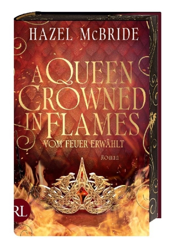 Buchcover und Innenansicht für das Buch: A Queen Crowned in Flames