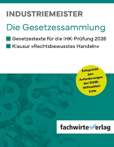 Buchcover und Innenansicht für das Buch: Industriemeister