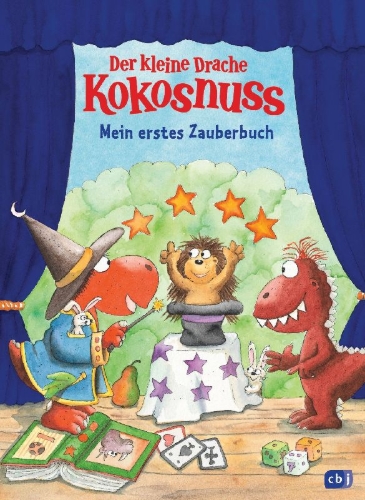 Buchcover und Innenansicht für das Buch: Der kleine Drache Kokosnuss - Mein erstes Zauberbuch