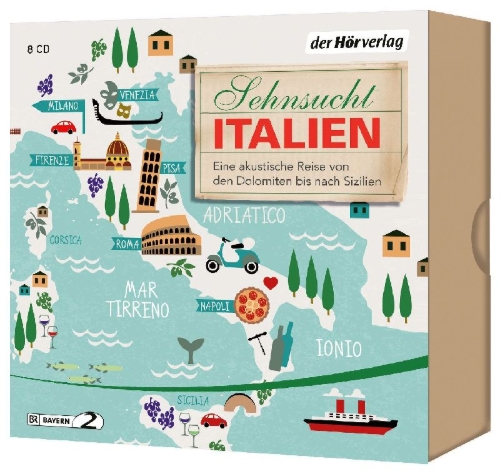 Buchcover und Innenansicht für das Buch: Sehnsucht Italien