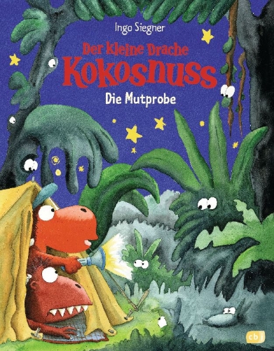 Buchcover und Innenansicht für das Buch: Der kleine Drache Kokosnuss - Die Mutprobe