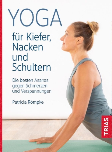 Buchcover und Innenansicht für das Buch: Yoga für Kiefer, Nacken und Schultern