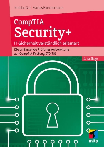 Buchcover und Innenansicht für das Buch: CompTIA Security+