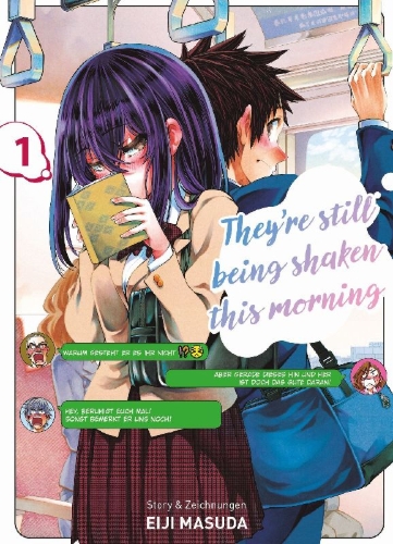 Buchcover und Innenansicht für das Buch: They're still being shaken this morning 01