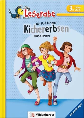 Buchcover und Innenansicht für das Buch: Leserabe - Ein Fall für die Kichererbsen