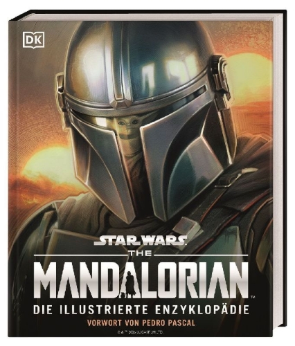Buchcover und Innenansicht für das Buch: Star Wars The Mandalorian Die illustrierte Enzyklopädie
