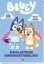 Buchcover und Innenansicht für das Buch: Bluey: Mein lustiger Kindergartenblock