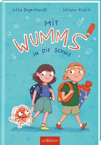 Buchcover und Innenansicht für das Buch: Mit Wumms in die Schule