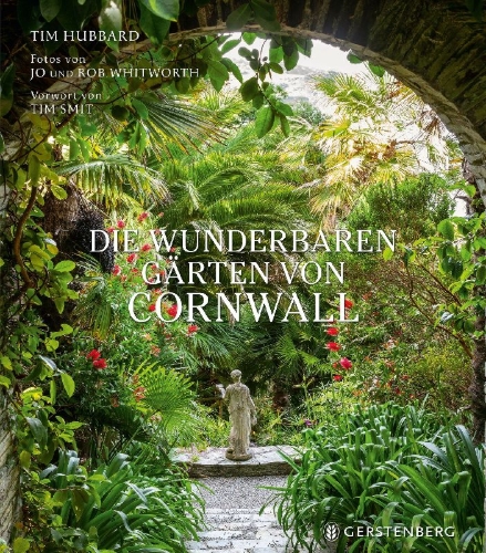 Buchcover und Innenansicht für das Buch: Die wunderbaren Gärten von Cornwall