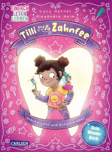 Buchcover und Innenansicht für das Buch: Tilli und die Zahnfee