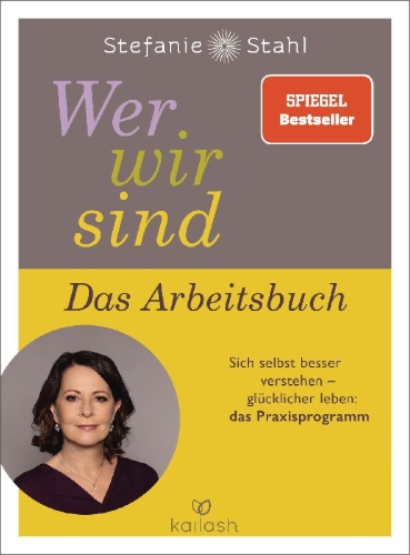 Buchcover und Innenansicht für das Buch: Wer wir sind. Das Arbeitsbuch