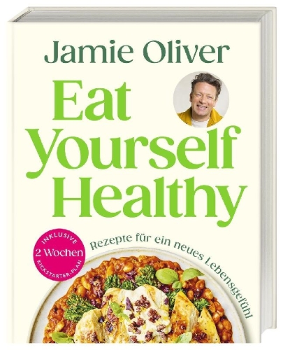 Buchcover und Innenansicht für das Buch: Eat Yourself Healthy