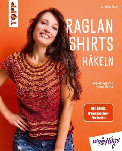Buchcover und Innenansicht für das Buch: Raglan-Shirts häkeln