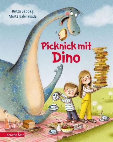 Buchcover und Innenansicht für das Buch: Picknick mit Dino