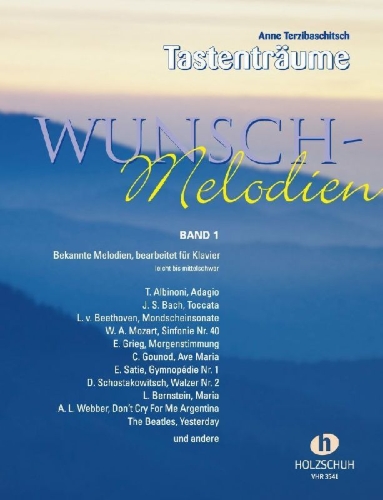 Buchcover und Innenansicht für das Buch: Wunschmelodien 1