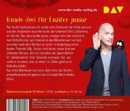 Buchcover und Innenansicht für das Buch: Luzifer junior - Teil 03: Einmal Hölle und zurück