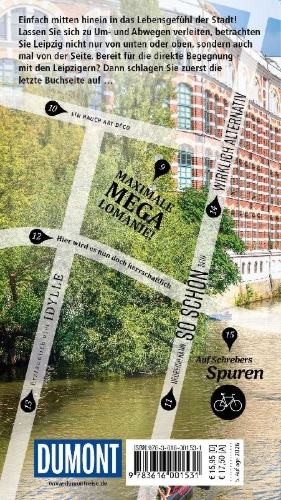 Buchcover und Innenansicht für das Buch: DUMONT direkt Reiseführer Leipzig