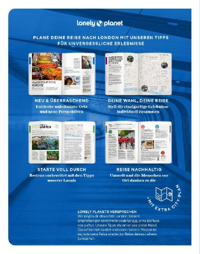 Buchcover und Innenansicht für das Buch: LONELY PLANET Reiseführer Entdecke London