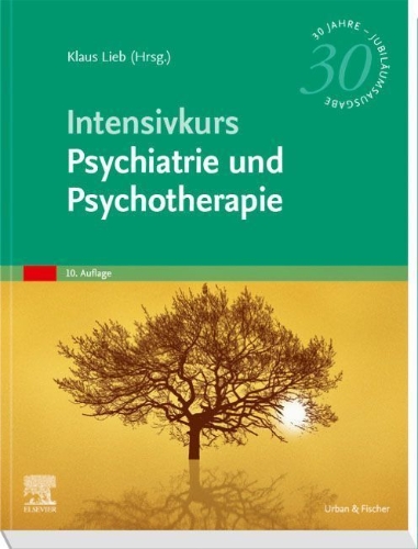 Buchcover und Innenansicht für das Buch: Intensivkurs Psychiatrie und Psychotherapie