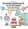 Buchcover und Innenansicht für das Buch: Herzlichen Glückwunsch, es ist Autismus! Selfcare-Tipps und mehr für neurodivergente Menschen