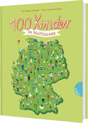 Buchcover und Innenansicht für das Buch: 100 Kinder in Deutschland