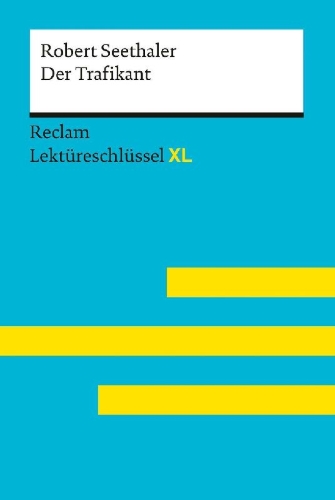 Buchcover und Innenansicht für das Buch: Lektüreschlüssel XL. Robert Seethaler: Der Trafikant