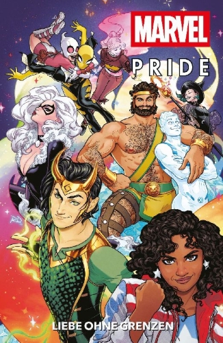 Buchcover und Innenansicht für das Buch: Marvel Pride: Liebe ohne Grenzen