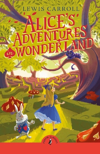 Buchcover und Innenansicht für das Buch: Alice's Adventures in Wonderland