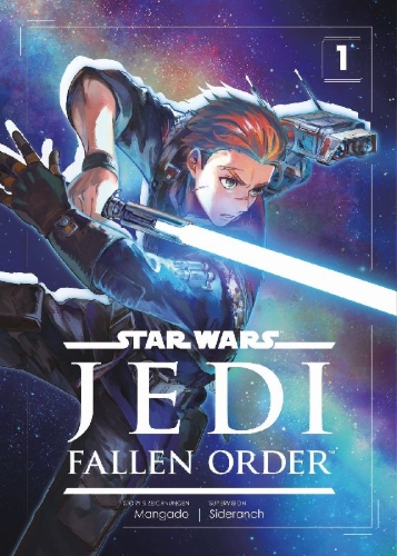 Buchcover und Innenansicht für das Buch: Star Wars Jedi: Fallen Order (Manga) 01